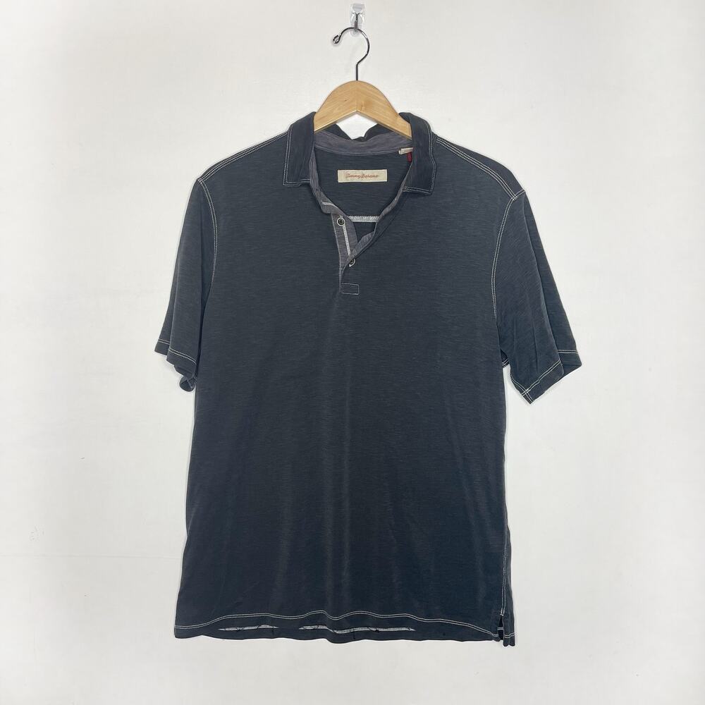 TOMMY BAHAMA Dark Gray Polo